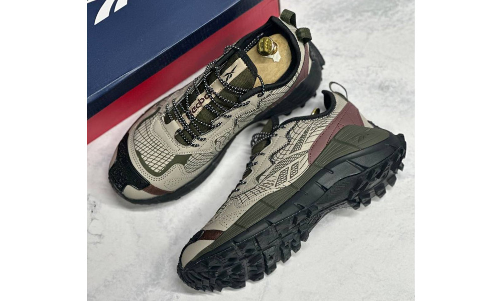 Кроссовки зимние Reebok Zig Kinetica 2 Edge Gore Tex Cream Olive